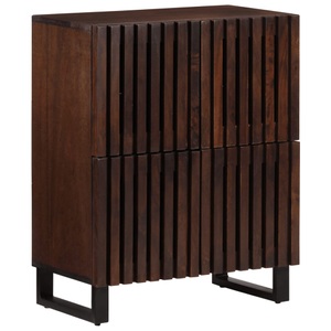 vidaXL, vidaXL Sideboard Braun 60x34x75 cm Massivholz Mango