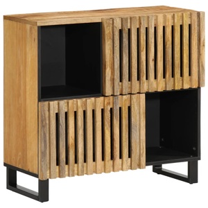 vidaXL, vidaXL Sideboard 80x34x75 cm Raues Massivholz Mango