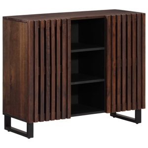 vidaXL, vidaXL Sideboard Braun 90x34x75 cm Massivholz Mango