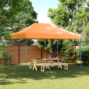vidaXL, vidaXL Partyzelt Faltbar Pop-Up Orange 410x279x315 cm