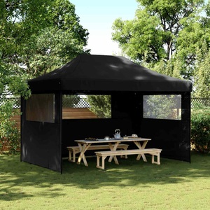 vidaXL, VidaXL - Partyzelt polyester, One Size, Schwarz