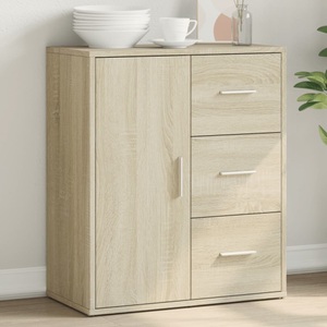 vidaXL, vidaXL Sideboard Sonoma-Eiche 60x31x70 cm Holzwerkstoff