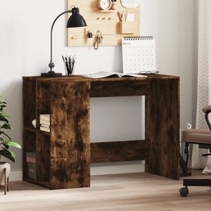 vidaXL, vidaXL Schreibtisch Räuchereiche 102x50x75 cm Holzwerkstoff, vidaXL Schreibtisch Räuchereiche 102x50x75 cm Holzwerkstoff