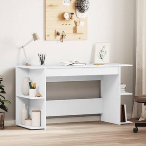 vidaXL, vidaXL Schreibtisch Weiß 140x50x75 cm Holzwerkstoff