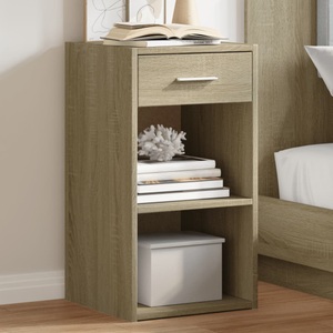 vidaXL, vidaXL Nachttisch Sonoma-Eiche 35x34x65 cm Holzwerkstoff