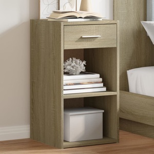 vidaXL, vidaXL Nachttische 2 Stk. Sonoma-Eiche 35x34x65 cm Holzwerkstoff