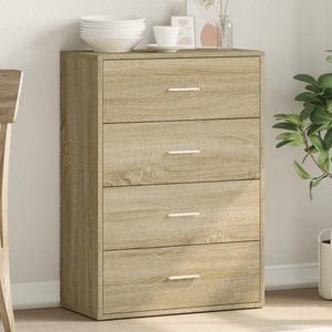 vidaXL, vidaXL Sideboard Sonoma-Eiche 60x31x84 cm Holzwerkstoff