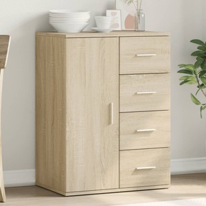 vidaXL, vidaXL Sideboard Sonoma-Eiche 59x39x80 cm Holzwerkstoff