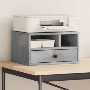 vidaXL, vidaXL Druckerständer Betongrau 40x32x22,5 cm Holzwerkstoff, vidaXL Druckerständer Betongrau 40x32x22,5 cm Holzwerkstoff