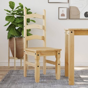 vidaXL, vidaXL Essstühle 2 Stk. Corona 42x47x107 cm Massivholz Kiefer