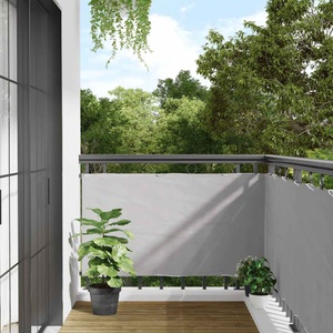vidaXL, vidaXL Garten-Sichtschutz Grau 300x90 cm PVC, vidaXL Balkon-Sichtschutz Grau 300x90 cm PVC