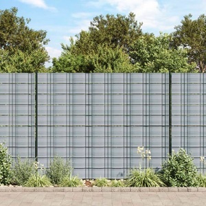 vidaXL, vidaXL Sichtschutzstreifen 10 Stk. Grau 252,5x19 cm PVC, vidaXL Sichtschutzstreifen 10 Stk. Grau 252,5x19 cm PVC