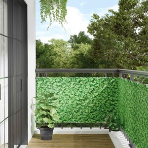 vidaXL, vidaXL Garten-Sichtschutz Pflanzen-Optik Grün 500x90 cm PVC, vidaXL Balkon-Sichtschutz Pflanzen-Optik Grün 500x90 cm PVC