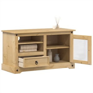 vidaXL, vidaXL TV-Schrank Corona 100x45x58 cm Massivholz Kiefer