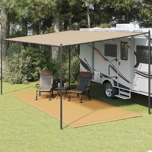 vidaXL, vidaXL Zeltteppich Sandfarbe 250x550 cm HDPE