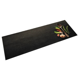 vidaXL, vidaXL Küchenteppich Waschbar Gewürze 60x180 cm Samt, vidaXL Küchenteppich Waschbar Gewürze 60x180 cm Samt