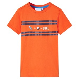 vidaXL, vidaXL Kinder-T-Shirt Dunkelorange 116, vidaXL Kinder-T-Shirt Dunkelorange 116