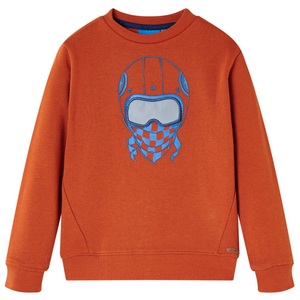 vidaXL, vidaXL Kinder-Sweatshirt Rostbraun 104, vidaXL Kinder-Sweatshirt Rostbraun 104