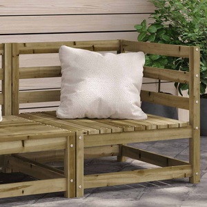 vidaXL, vidaXL Garten-Ecksofa 70x70x67 cm Kiefernholz Imprägniert