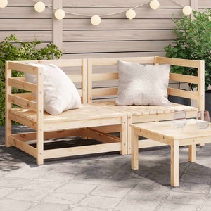 vidaXL, vidaXL Garten-Ecksofas 2 Stk. 70x70x67 cm Massivholz Kiefer, vidaXL Garten-Ecksofas 2 Stk. 70x70x67 cm Massivholz Kiefer