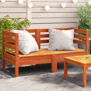 vidaXL, vidaXL Garten-Ecksofas 2 Stk. Wachsbraun Massivholz Kiefer, vidaXL Garten-Ecksofas 2 Stk. Wachsbraun Massivholz Kiefer