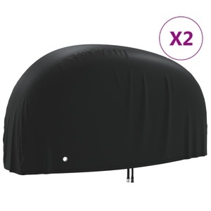 vidaXL, vidaXL Fahrrad-Abdeckungen 2 Stk. 200x85x110 cm 190T Oxford-Gewebe, vidaXL Fahrrad-Abdeckungen 2 Stk. 200x85x110 cm 190T Oxford-Gewebe