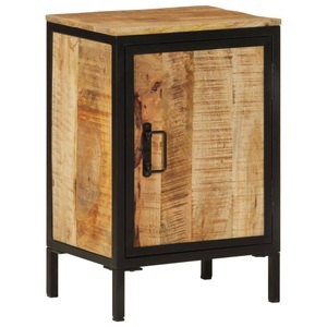 vidaXL, vidaXL Badschrank 40x30x60 cm Massivholz Mango und Eisen, vidaXL Badschrank 40x30x60 cm Massivholz Mango und Eisen