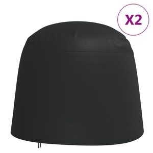 vidaXL, vidaXL Abdeckungen Doppel-Hängesessel 2 Stk. Ø 230x200cm 420D Oxford, vidaXL Abdeckungen Doppel-Hängesessel 2 Stk. Ø 230x200cm 420D Oxford