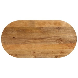 vidaXL, vidaXL Tischplatte 120x60x2,5 cm Oval Massivholz Mango, vidaXL Tischplatte 120x60x2,5 cm Oval Massivholz Mango