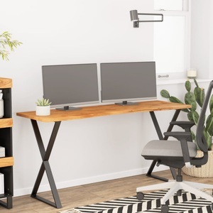 vidaXL, vidaXL Schreibtischplatte 160x50x2,5 cm Rechteckig Massivholz Akazie, vidaXL Schreibtischplatte 160x50x2,5 cm Rechteckig Massivholz Akazie