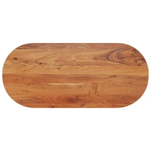 vidaXL, vidaXL Tischplatte 110x50x3,8 cm Oval Massivholz Akazie, vidaXL Tischplatte 110x50x3,8 cm Oval Massivholz Akazie