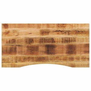 vidaXL, vidaXL Schreibtischplatte mit Aussparung 110x60x2,5cm Massivholz Mango, vidaXL Schreibtischplatte mit Aussparung 110x60x2,5cm Massivholz Mango