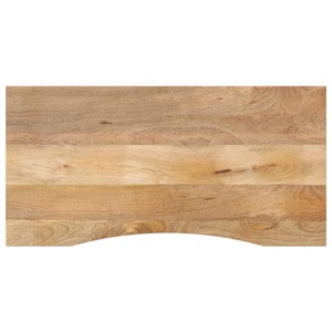 vidaXL, vidaXL Schreibtischplatte mit Aussparung 120x50x2,5cm Massivholz Mango, vidaXL Schreibtischplatte mit Aussparung 120x50x2,5cm Massivholz Mango