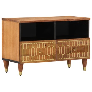 vidaXL, vidaXL TV-Schrank 70x33x46 cm Massivholz Mango, vidaXL TV-Schrank 70x33x46 cm Massivholz Mango