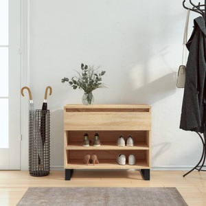 vidaXL, vidaXL Schuhregal Sonoma-Eiche 70x36x60 cm Holzwerkstoff