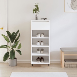 vidaXL, vidaXL Schuhschrank Weiß 40x36x105 cm Holzwerkstoff