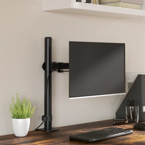 vidaXL, vidaXL Monitorhalterung Schwarz Stahl VESA 75/100 mm