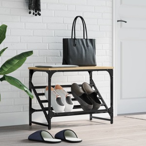vidaXL, vidaXL Schuhregal Sonoma-Eiche 60x30x45 cm Holzwerkstoff