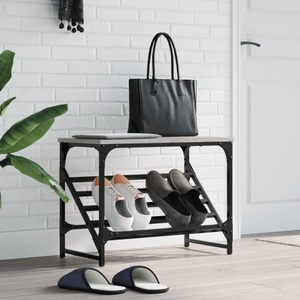vidaXL, vidaXL Schuhregal Grau Sonoma 60x30x45 cm Holzwerkstoff, vidaXL Schuhregal Grau Sonoma 60x30x45 cm Holzwerkstoff