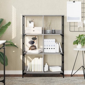 vidaXL, vidaXL Bücherregal Grau Sonoma 78,5x33x117,5 cm Holzwerkstoff, vidaXL Bücherregal Grau Sonoma 78,5x33x117,5 cm Holzwerkstoff