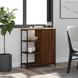 vidaXL, vidaXL Sideboard Braun Eichen-Optik 70x30x80 cm Holzwerkstoff