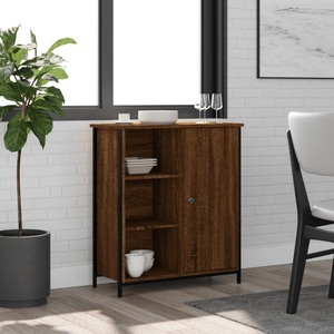 vidaXL, vidaXL Sideboard Braun Eichen-Optik 70x30x80 cm Holzwerkstoff, vidaXL Sideboard Braun Eichen-Optik 70x30x80 cm Holzwerkstoff
