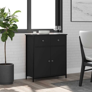 vidaXL, vidaXL Sideboard Schwarz 70x30x80 cm Holzwerkstoff