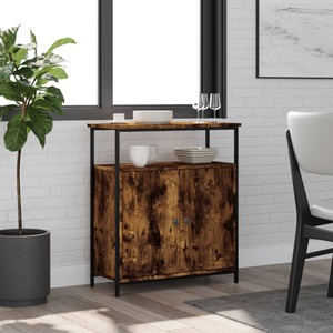 vidaXL, vidaXL Sideboard Räuchereiche 70x30x80 cm Holzwerkstoff