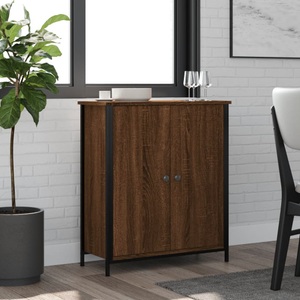 vidaXL, vidaXL Sideboard Braun Eichen-Optik 70x30x80 cm Holzwerkstoff