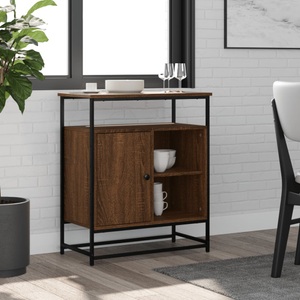vidaXL, vidaXL Sideboard Braun Eichen-Optik 69x35x80 cm Holzwerkstoff