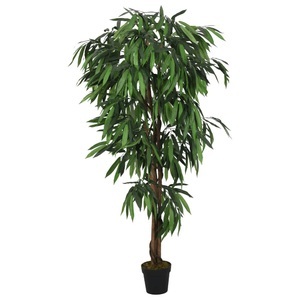 vidaXL, vidaXL Mangobaum Künstlich 900 Blätter 180 cm Grün, vidaXL Mangobaum Künstlich 900 Blätter 180 cm Grün