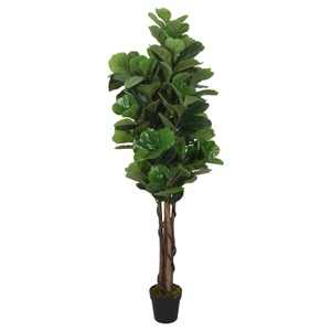 vidaXL, vidaXL Feigenbaum Künstlich 96 Blätter 80 cm Grün, vidaXL Feigenbaum Künstlich 96 Blätter 80 cm Grün