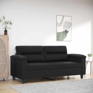 vidaXL, vidaXL 2-Sitzer-Sofa Schwarz 140 cm Kunstleder, vidaXL 2-Sitzer-Sofa Schwarz 140 cm Kunstleder