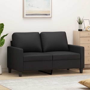 vidaXL, vidaXL 2-Sitzer-Sofa Schwarz 120 cm Kunstleder, vidaXL 2-Sitzer-Sofa Schwarz 120 cm Kunstleder